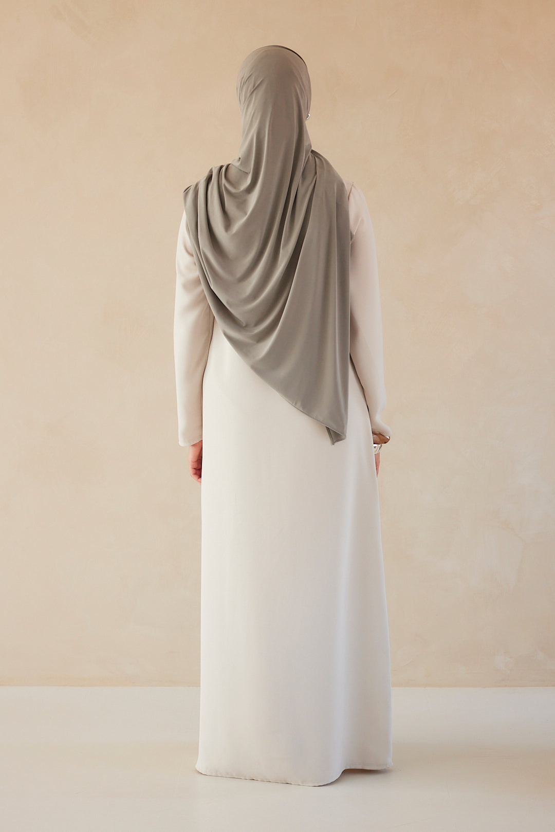 LONG SLEEVE DRESS - BONE